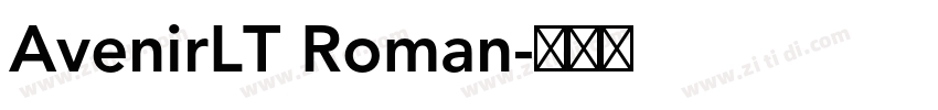 AvenirLT Roman字体转换